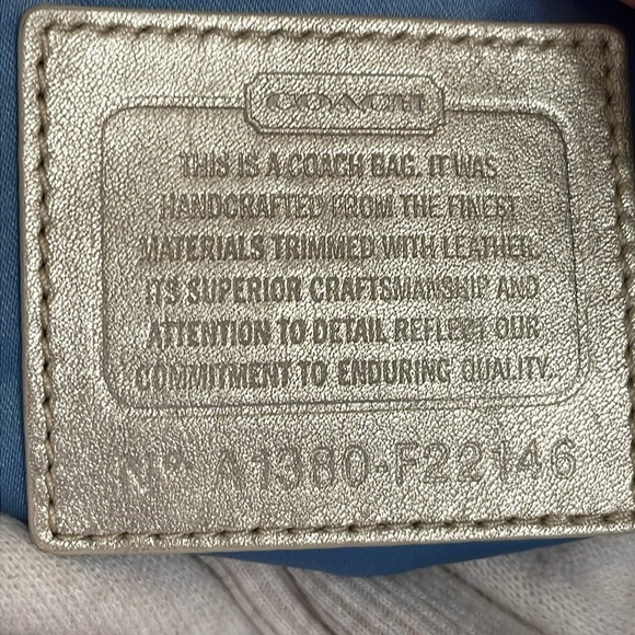 •COACH•POPPY DAISY MADRAS SIGNATURE "C" CANVAS SHOULDER/CROSSBODY BAG EUC - Picture 11 of 11